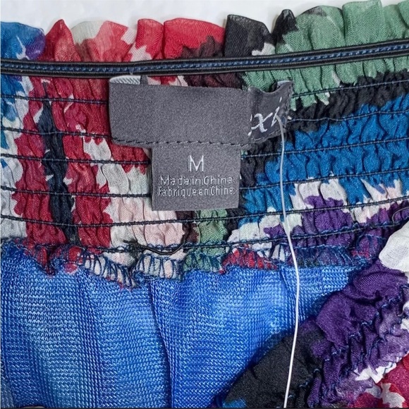 Forever 21 Silk Strapless Floral Dress - Picture 6 of 7